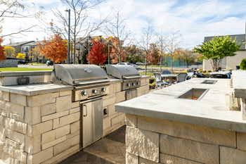 Outdoor grilling stations